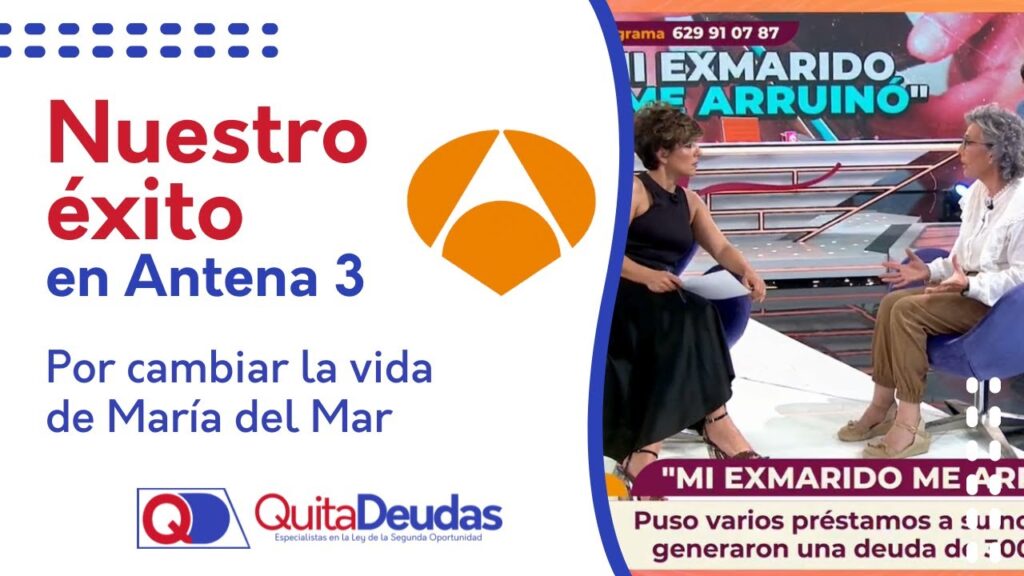 María del Mar en el programa Y AHORA SONSOLES ANTENA 3 TV